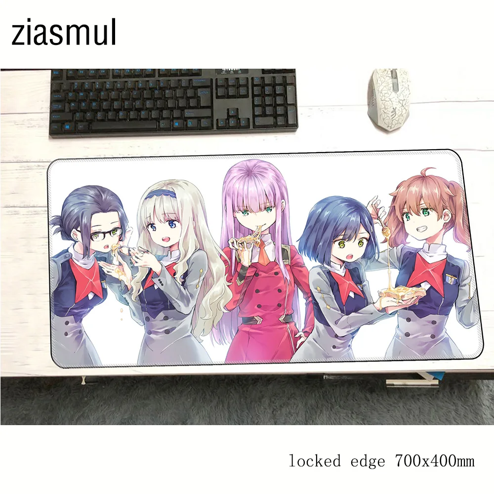 darling in the franxx mouse pad 700x400x2mm mats gifts Computer mat gaming accessories xl mousepad keyboard games pc gamer | Компьютеры и