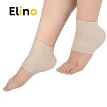 Elino для спа, увлажняющий нейлоновый каблук, носки для лодыжки, трещины по уходу за ногами, защита кожи, нажим, боль рельефные стельки