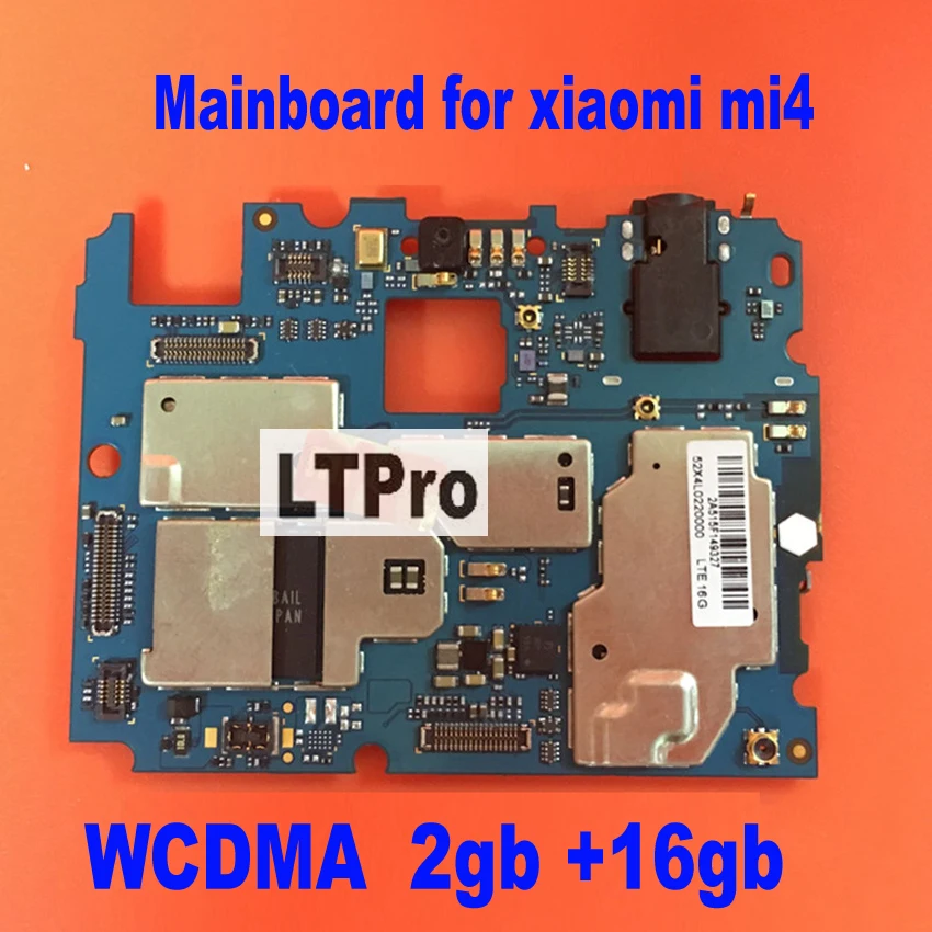 

Original Test Working 16GB Mobile Electronic Panel Mainboard For Xiaomi Mi4 M4 WCDMA 4G LTE Motherboard Circuits Global Firmware