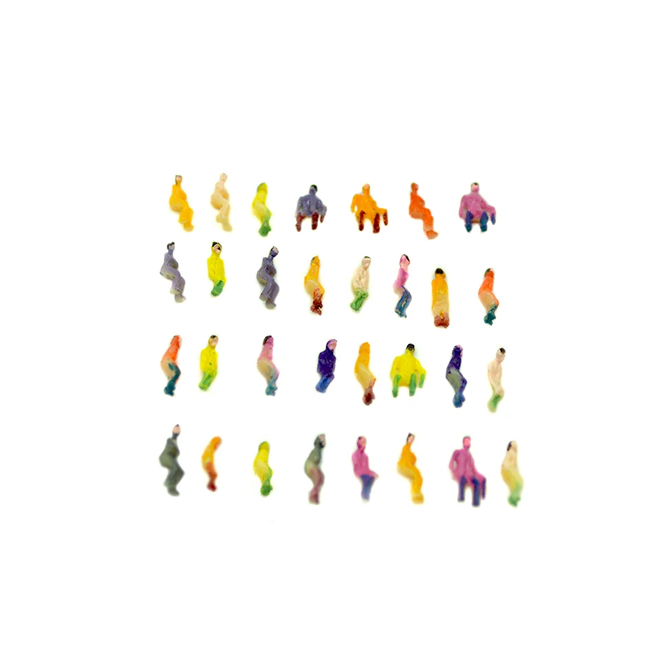 

1/150 all seated model railway people scale model sitting figures scenery model making