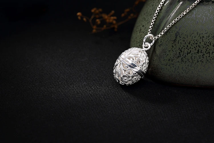 S925 Серебряная модная подвеска &quotслива&quot с различными стилями для женщин