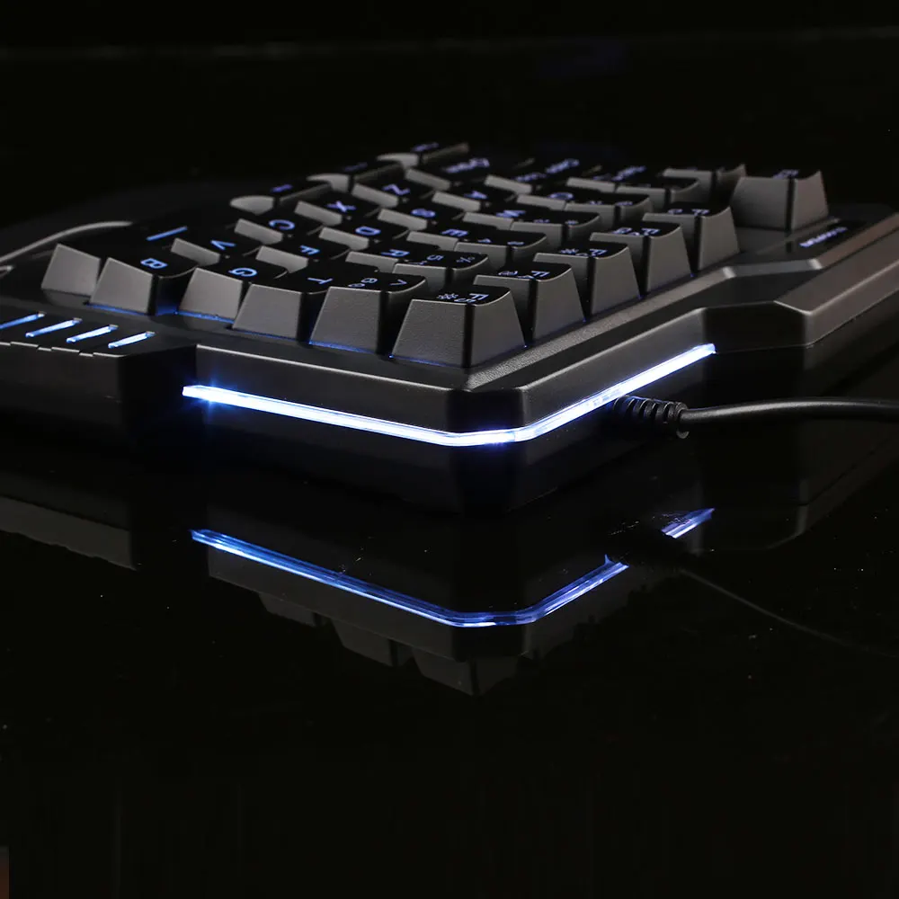 One-Ручная клавиатура игровая клавиатура механическая клавиатура USB телефон нежные геймеры мини 35 ключей