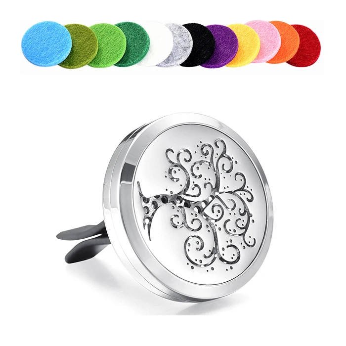 30mm Round 316L Stainless Steel Car Air Freshener