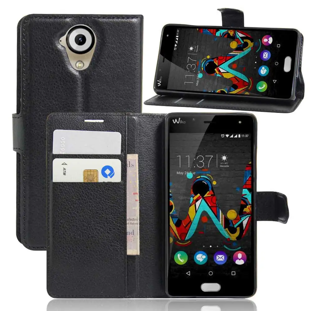 

Luxury Fundas Coque For Wiko U Feel Lite 5.0 Inch Phone Case With Stand Flip Cover Wallet Leather Bags Skin For Wiko U Feel Lite