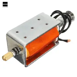 Новый Электрический 35 мм длинноходный push-соленоид тяги DC12v Малый электромагнитные Электрический магнит прочный в использовании