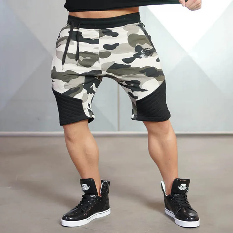 2016 Men Shorts Brand Fitness Mens Professional Bodybuilding Short Pants Gasp Big Size
