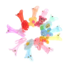 10 шт./лот мультфильм связей Карамельный цвет Заколки для волос и булавки для девочек волос Дети BB шпилька аксессуары