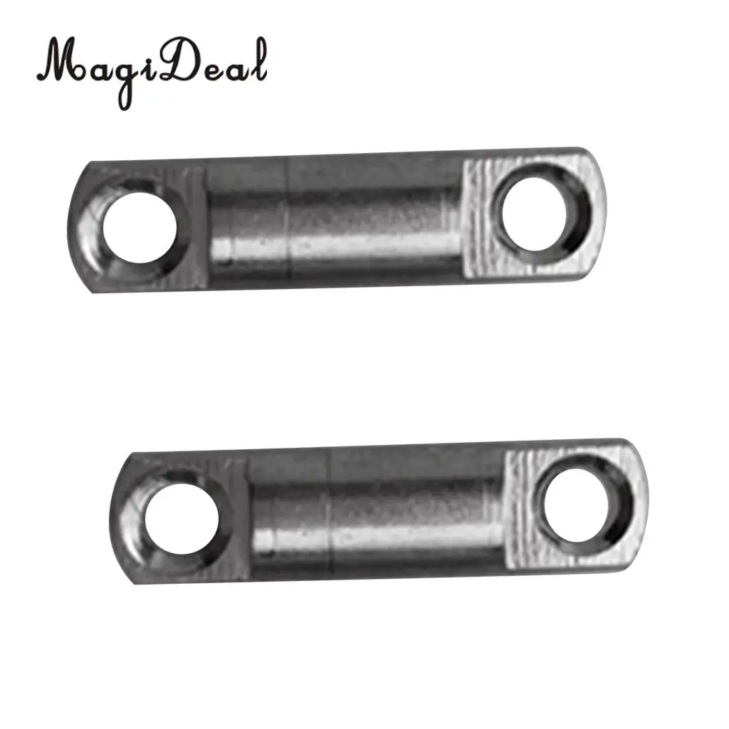 MagiDeal 2 Pieces Scuba Diving Finger Reel Line 360 Degree Rotatable Double Swivels Snorkeling for Kayak Boating Fishing Access