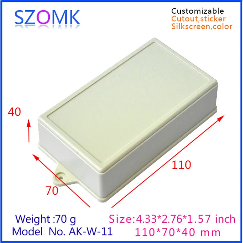 plastic box enclosure electronics junction housing abs plastic instrument enclosure project enclosure housing case szomk diy enclosure (6).jpg