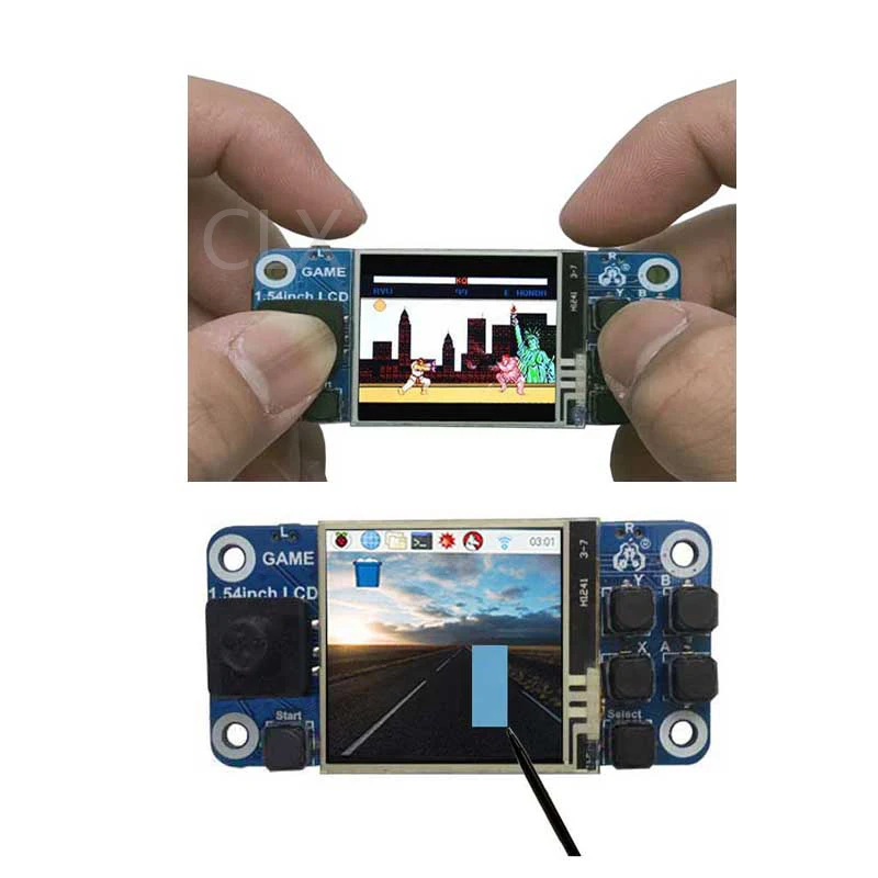 

Raspberry Pi Game zero W/2B/3B+ 1.54inch mini LCD touchscreen