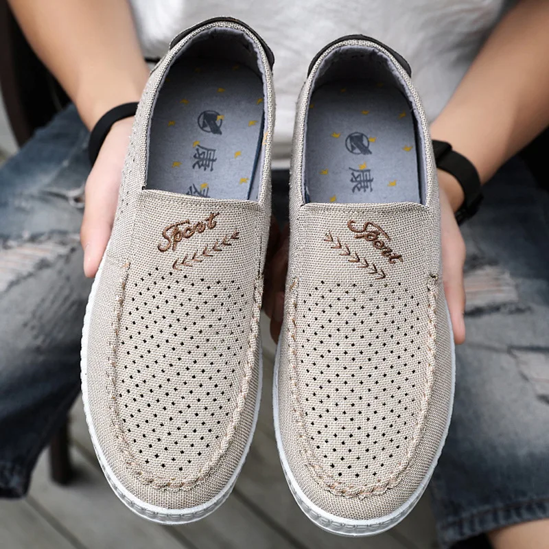 Мужская джинсовая обувь zapatos de verano hombre дышащая мужская одежда erkek ayakkab rahat 1919A |