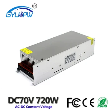 

Universal Power Supply Switch DC 70V 10.3A 720W Driver Transformer 220V AC TO DC70V SMPS for Stepper Motors CNC Router Machinery