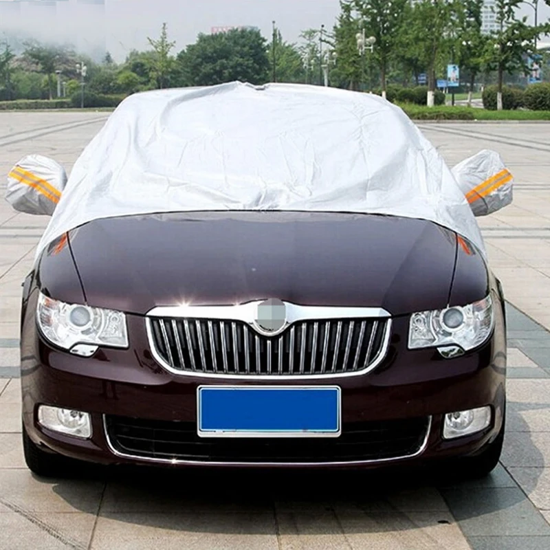 

Universal Car Covers Snow outdoor sun protection cover auto Car Outdoor Protector Cover For Honda Car Accessories