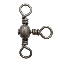 40 шт. 3 ходовой баррель поперечная Леска рыболовная вертлюга с твердым кольцом баррель поперечная линия Вертлюги Разъем размер 1 2 3 4 5 6 7 8 9 10 12