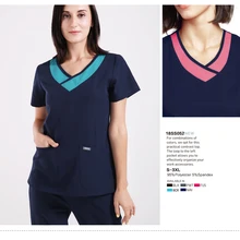 Цветная комбинированная дизайнерская Хирургическая Одежда, Медицинские костюмы, комбинезоны, больница, доктор, хирургический набор, одежда, униформа медсестры