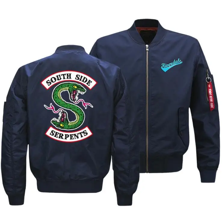 Осенне-зимнее пальто для мужчин's riverdale river valley town jacket air force one flight custom suit | Мужская