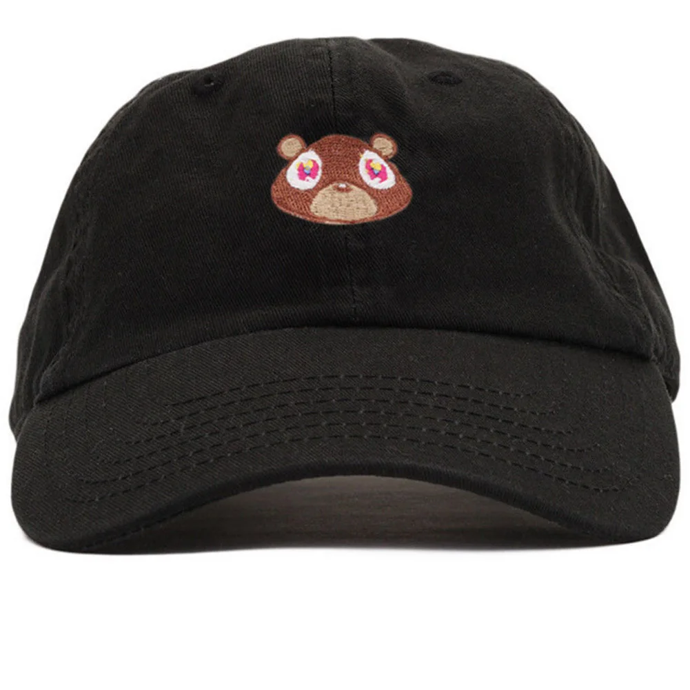 

FancyQube 2017 Graduation College Dropout Bear Dad Hat Black Pink Baseball Cap Hip Hop Summer Snapback Hat