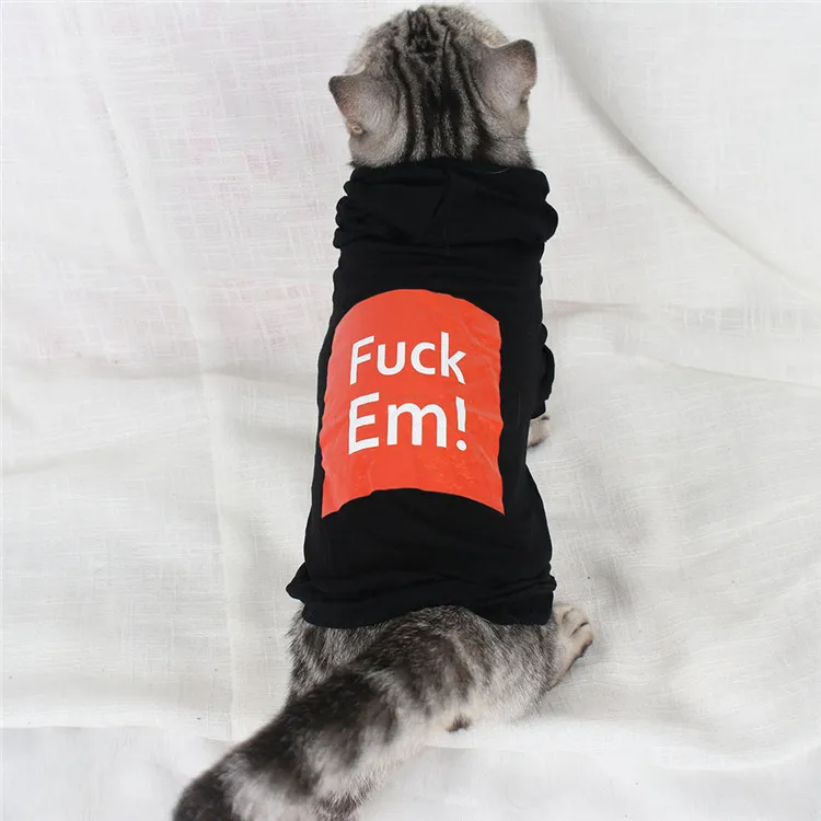 Маленькая одежда для кошек толстовка одежда для домашних животных Костюм для котенка Йоркширский для Одежда для щенков наряд пальто vetement chat gatti