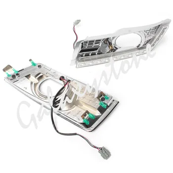

2x Fog Lamp 3 Color LED Daytime Running Light w/Turn Lamp for Cadillac SRX 2012 2013 2014 2015 2016