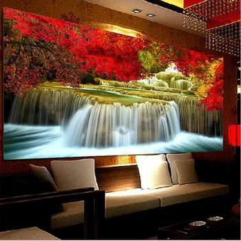 

Large 5d Diamond Embroidery,Diy Diamond Painting Landscape Cross Stitch,Diamond Mosaic Needlework, Living Room Home Decoration
