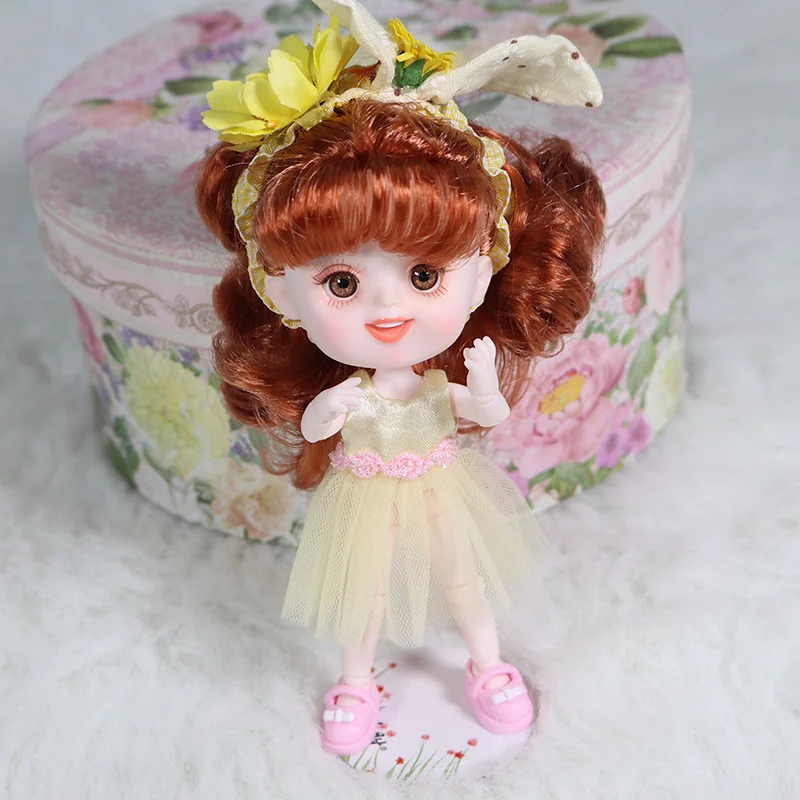 Наряд для 1/12 BJD милое платье костюм для 15 см BJD middie blyth