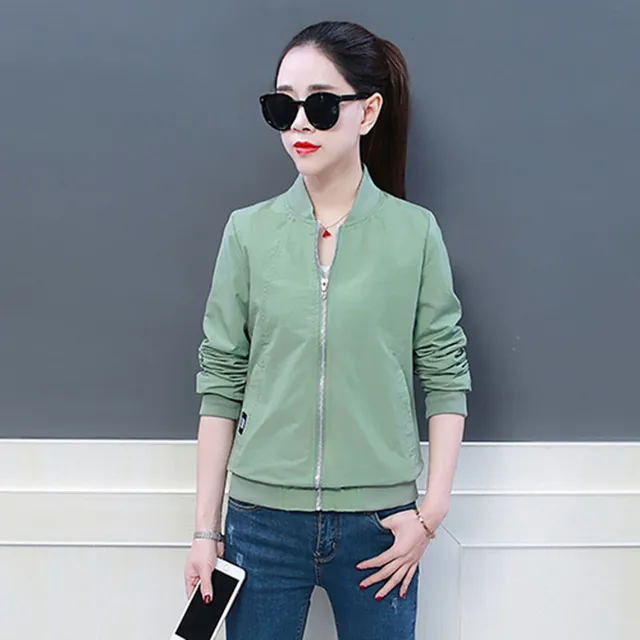 Spring Black basic baseball jacket Women Fashion streetwear Plus size 4XL bomber jackets Summer shirt sunscreen jacket greey
