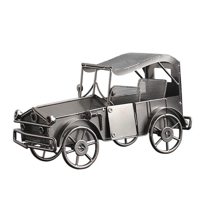 

Europe Style Zinc Alloy Car Model Craft Decorations Creative Car Accessories Room Ornaments Office Bookshelf Desktop Figurines
