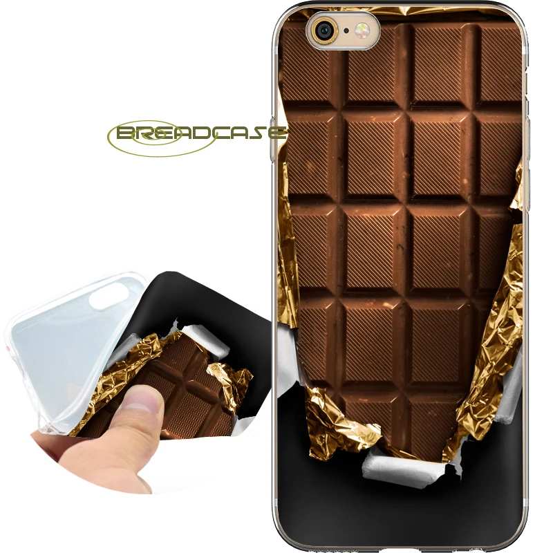 Fundas Chocolates Box Coque Soft Clear TPU Silicone Phone Cases for