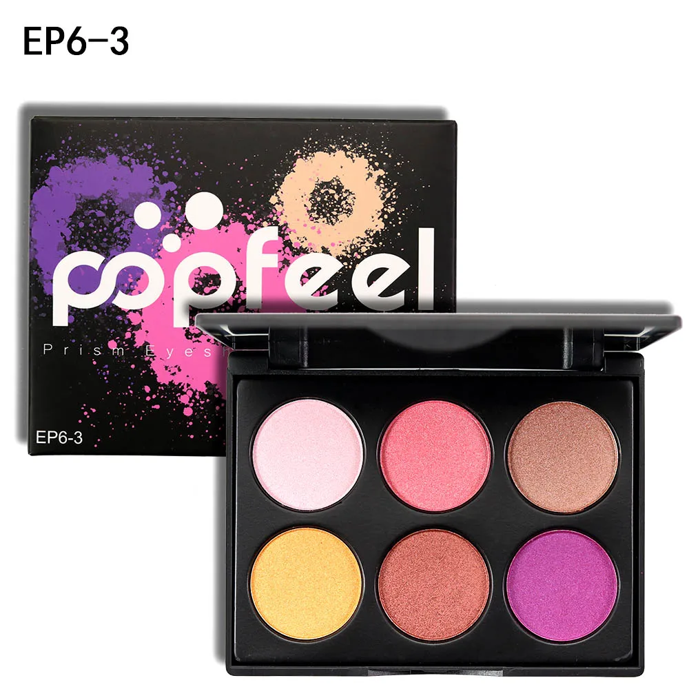 

Waterproof Shimmer Matte 6 Colors Women Lady Make Up Eyeshadow Palette Eyes Makeup Cosmetic Eye Shadow Dropshipping