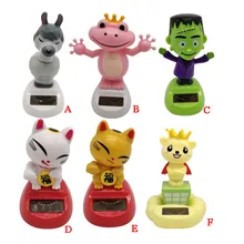 На солнечных батареях Танцующая качающаяся анимированная Танцующая игрушка автомобильные аксессуары автомобильное украшение для подоконника автомобильный орнамент милый