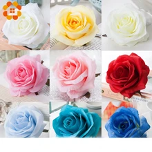5 шт., искусственные шелковые розы, декоративные украшения для невесты, искусственные цветы для дома, свадьбы, дня рождения, вечеринки, Декоративные искусственные цветы