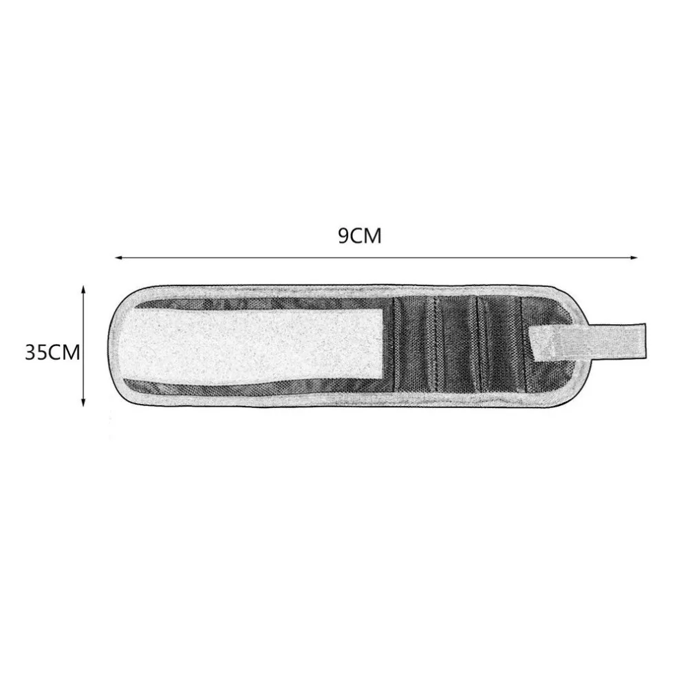 Поддержка запястья Сильный магнитный для винтового ноготь Держатель Браслет ремешок инструмент сумка для браслетов сумка шуруповерты держатель