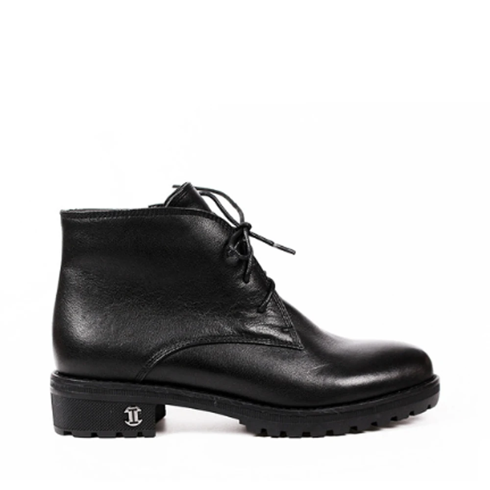 

SOPHITINA Brand Ankle Boots Women Luxury Solid Genuine Leather Boots Low Heels Handmade Lace-up Winter Warm Handsome Shoes B09