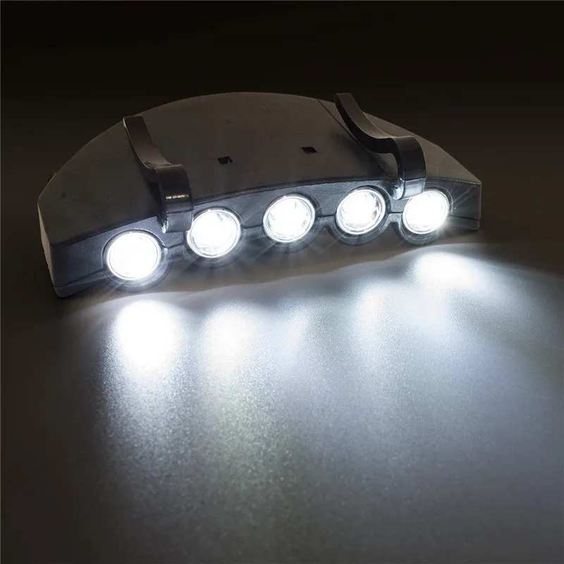 

5 LED Super Bright Bike light Clip Cap Light Cycling Lamp Head hat bike accessories Flashlight Light Fishing Lamp