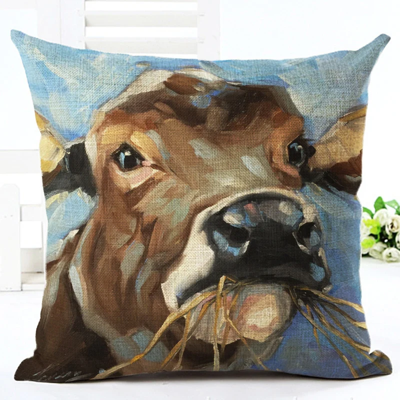 الكرتون الإبداعية الحيوان المخدة غطاء وسادة مربع الشكل كيس وسادة ل كنبة مكتب ديكور المنزل الكرتون الإبداعية الحيوان المخدة غطاء وسادة مربع الشكل كيس وسادة ل كنبة مكتب ديكور المنزل