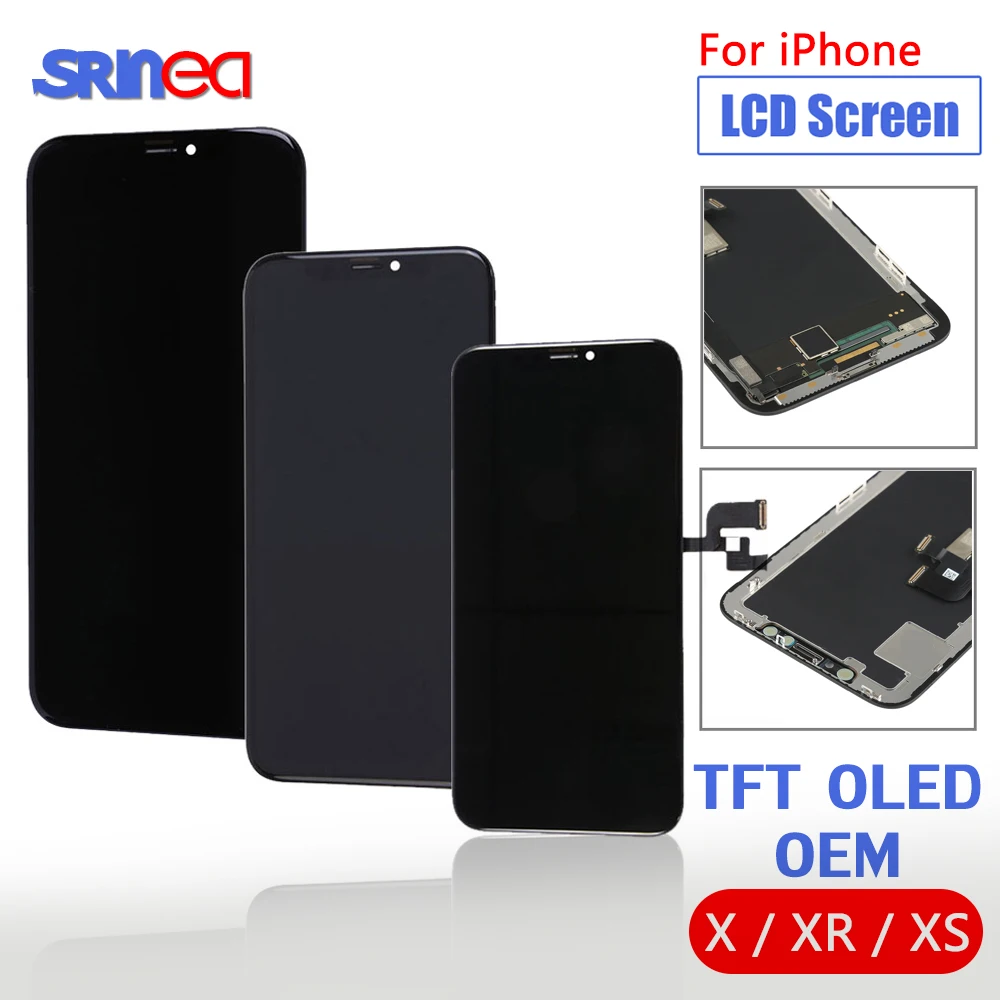 

For iPhone X XS LCD Touch Screen No Dead Pixel OLED OEM Panel Assembly For iPhone XS Max XR LCD Display Replacement Dropship