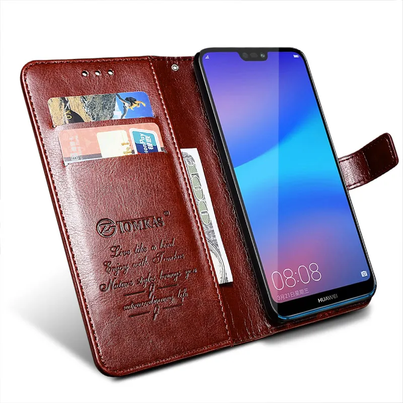 TOMKAS Wallet Case For HUAWEI P20 Lite Flip Luxury Leather With Stand Phone Bag Case Cover For Huawei P20 Lite Cases P20 P20 Pro (15)