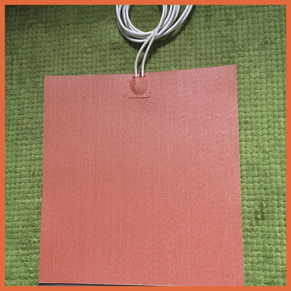 

596 x 345mm 60W 24V mat Heating Element heating plate Electric pad For Wet Battery heat preservation flexible Silicone Heater