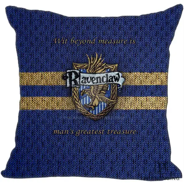 Square Pillowcases Декоративная Наволочка на заказ с флагом Ravenclaw, квадратная Наволочка на молнии, лучший подарок(с одной стороны) 180516-24 - Цвет: Square Pillowcases