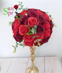 SPR Бесплатная Shipping-4pcs/lot свадьба Центральным Украшение стола цветы розы Pitaya дорога ведущий цветок (только цветы)
