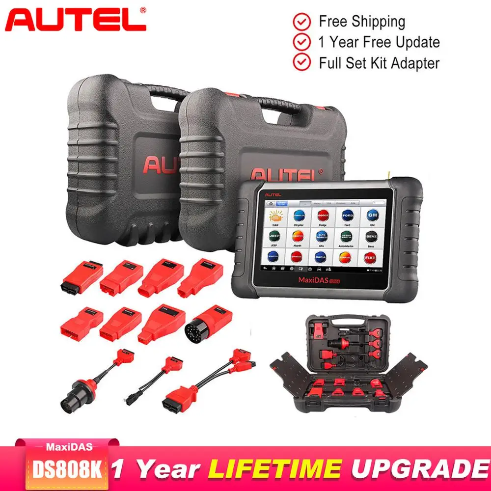 Autel maxides DS808K OBD2 сканер автомобильный диагностический инструмент функции