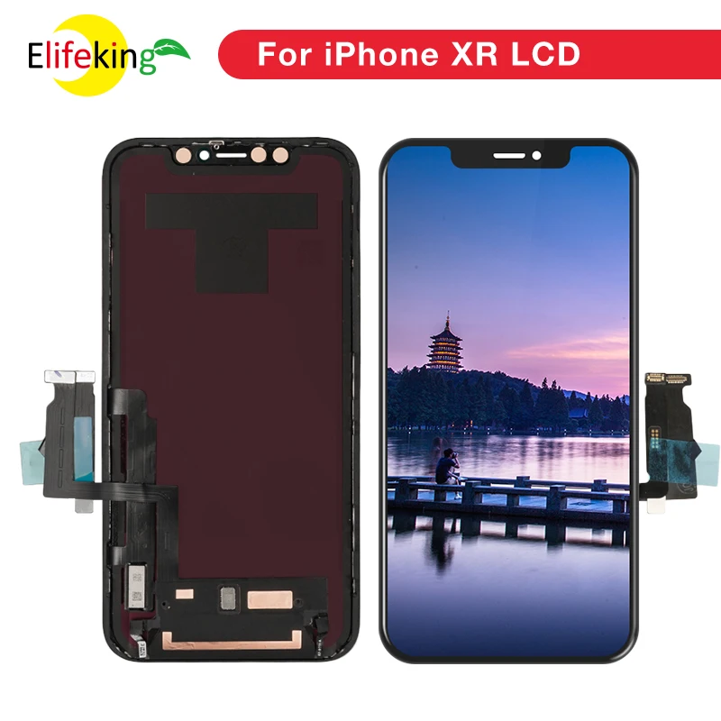 5 шт/лот 6,1 дюймовый ЖК-монитор для iPhone XR ЖК-дисплей с дигитайзером сборка замена экрана хороший сенсорный рабочий