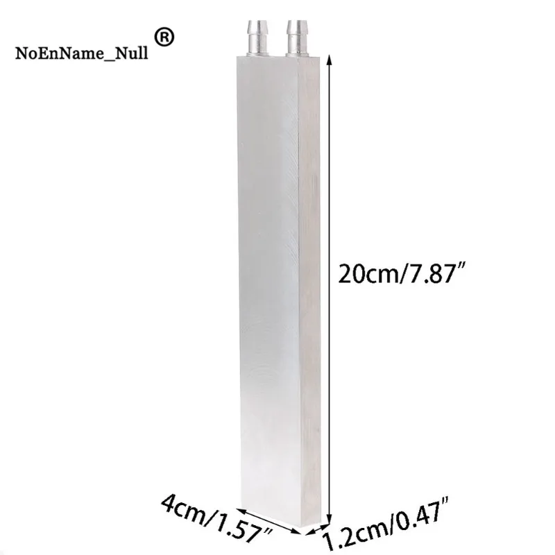 CPU Aluminum Water Cooling Block 40*200mm Primary Aluminum Water Cooling Block Heat Sink System For PC Laptop CPU