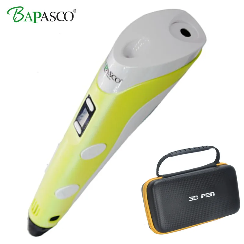 

2019 BAPASCO 2nd generation 3D Pen With Multi-function Box 3D Printing Pen 5V2A Usb Charge Portable 3D Drawing Pen For Kids Gift