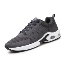 2017 fall new men’s air cushion outdoor sports shoes couple travel running shoes Flying weaving sneakers zapatillas hombre