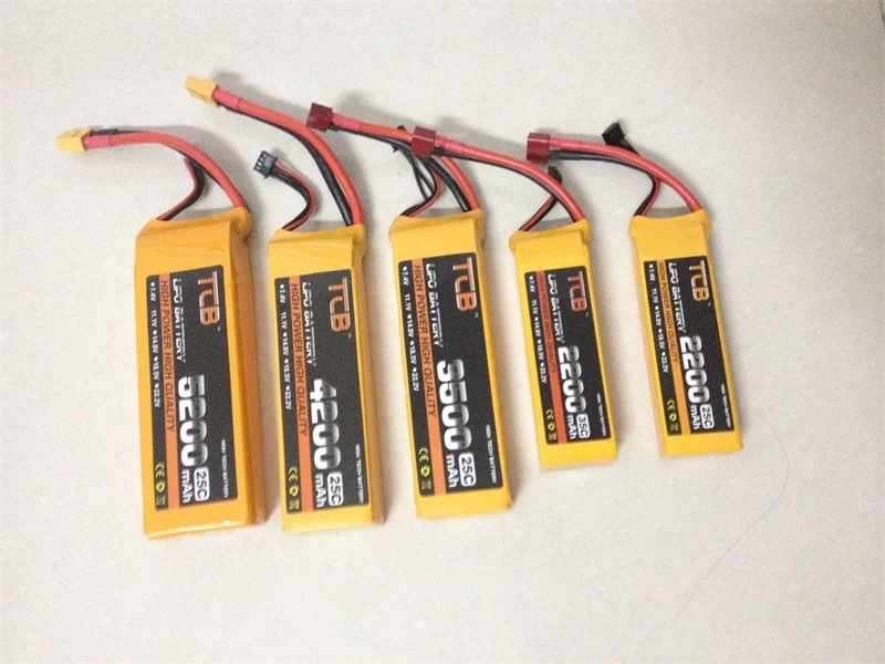 TCB RC LiPo Battery 4s 14.8v 2200mah 2600mah 3500mah
