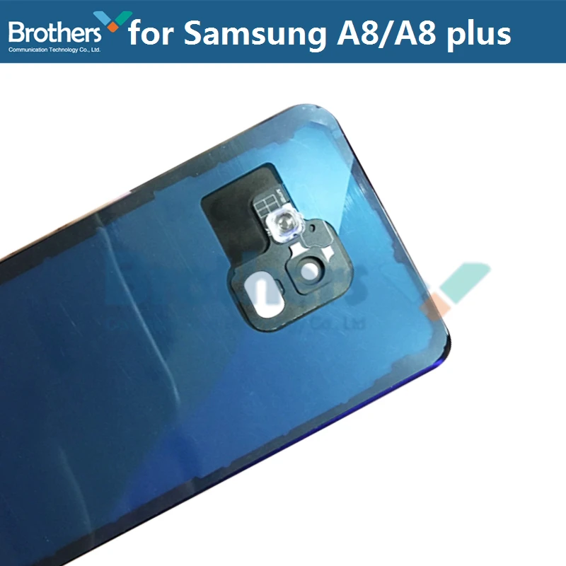 Корпус батареи для samsung Galaxy A8 A530 A8 Plus A730 дверь батареи с объективом камеры стекло задняя крышка задний корпус для A8 Plus