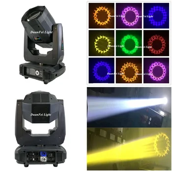 

6pieces 2019 80W LED Spot Moving Head Light LED DJ Beam Light LED Spot Light with gobo&color wheel Disco DJs Equipment