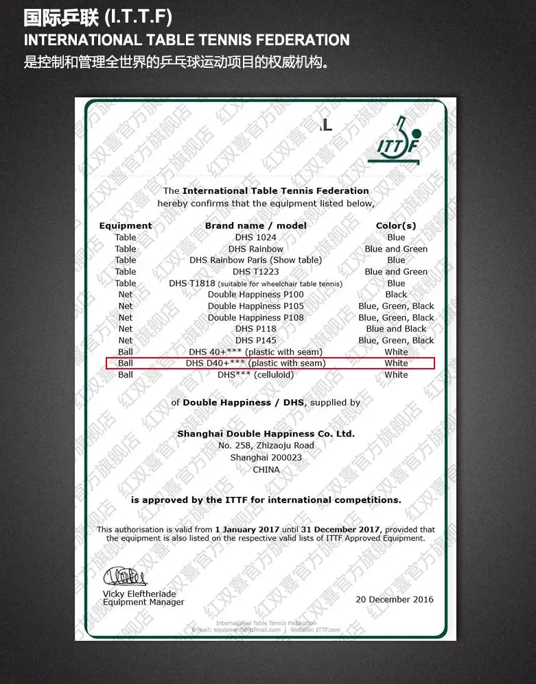 20 шаров DHS 3-Star D40 + (Ding Ning) Настольный теннис шары Новый Материал Пластик поли для пинг-понга