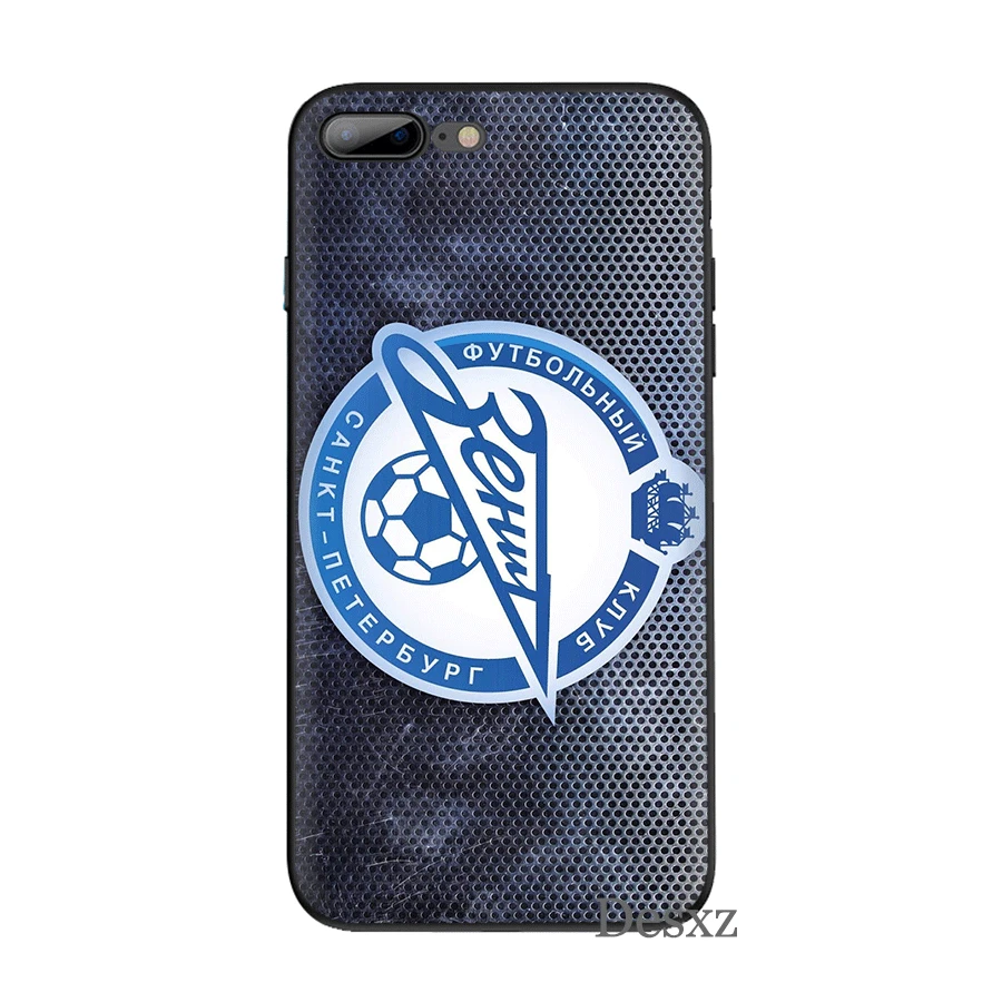 Cell Phone Case Silicone TPU for iPhone 7 8 6 6s Plus iPhone 11 Pro X XS Max XR 5 5s SE Cover Zenit football Club Logo Shell - Цвет: B5